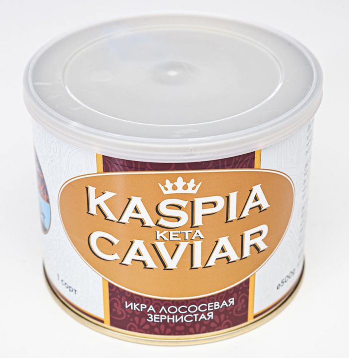 Икра Кеты Kaspia Caviar Keta 500гр Каспия Кавиар