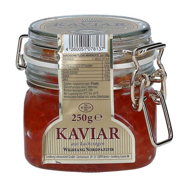Икра Кеты Lemberg Gold Label (стекло) 250гр