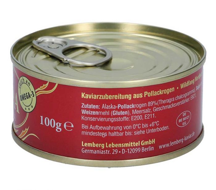 Ікра Мінтая "Мінтайка" Лемберг 100гр