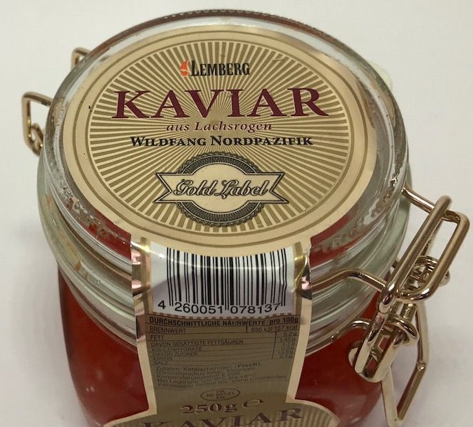 Икра Кеты Lemberg Gold Label (стекло) 250гр