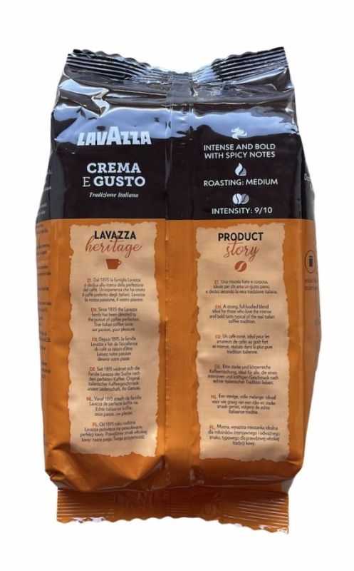 Lavazza Crema e Gusto tradizione Лавацца Кофе в зернах 1кг