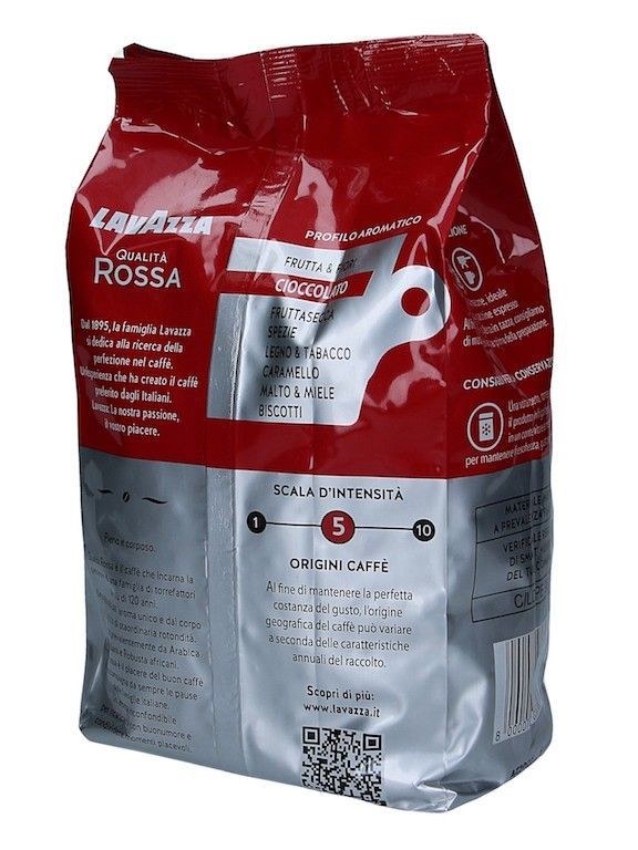 Лавацца Rossa Qualita Lavazza кава в зернах 1кг