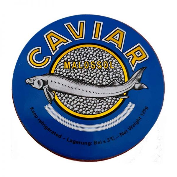 Икра Черная Осетровая CAVIAR MALOSSOL 100гр (не пастеризованная)